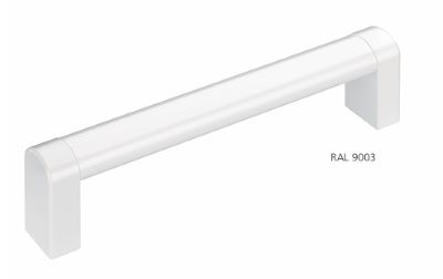 Leschhorn A4-35.200.9003A Griff, antibakteriell, A=200, L=220, Aluminium - LE A4 antibakterielle Buegelgriff Serie