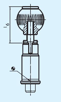 Halder 22130.0066 Präzisionsrastbolzen  mit zylindrischer Aufnahme Ø 16 mit Arretierung - EH 22130 Praezisionsrastbolzen mit zylindrischer Aufnahme