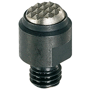 Halder 22730.0380 Pendelauflage mit HartmetallKugel  geriffelt Ø 20 x M 12 mit Außengewinde, Stahl - Pendelauflage mit Hartmetallkugel - geriffelt Durchmesser 13 x M 8 - mit Aussengewinde - Stahl mit Aussengewinde