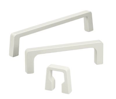 Leschhorn R1-12.055.9003A Bügelgriffe, Antibakteriell, Aluminium, A=55 - LE R1 antibakterielle Buegelgriff Serie