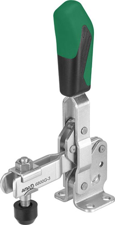 AMF 6800G-0 Senkrechtspanner mit grünem Handgriff, Größe : 0, F1: 0,5 kN, F2: 0,7 kN - LE 6800G Senkrechtspanner mit gruenem Handgriff-Abbildung