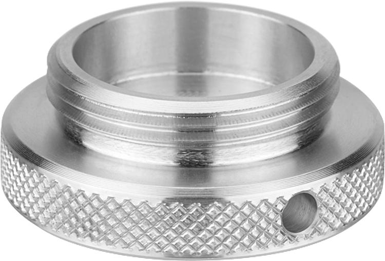 AMF 6406AF Alufuß, D1: 50, H: 10 - LE 6406AF Alufuss-Abbildung