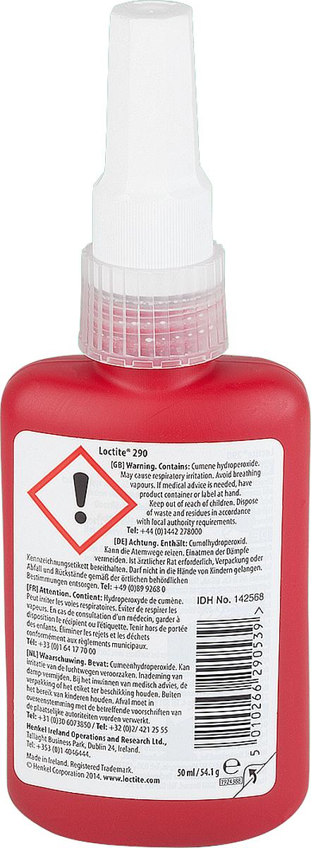 Norelem 97990-2900050 LOCTITE SCHRAUBENSICHERUNG, LOCTITE-NR=290, 50 ML FLASCHE - 97990-2900050 LOCTITE SCHRAUBENSICHERUNG - LOCTITE-NR 290 - 50 ML FLASCHE