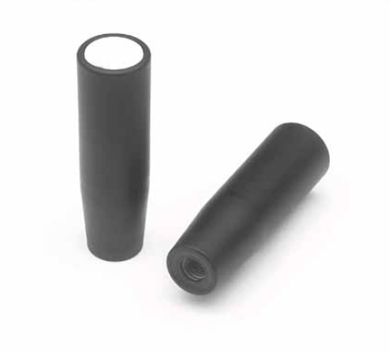 Leschhorn M238 Zylindergriffe  H 89,5; d 22; Gewinde d1 M8; Kunststoff PA, schwarz - LE M238 Zylindergriffe-EcoLine-Abbildung