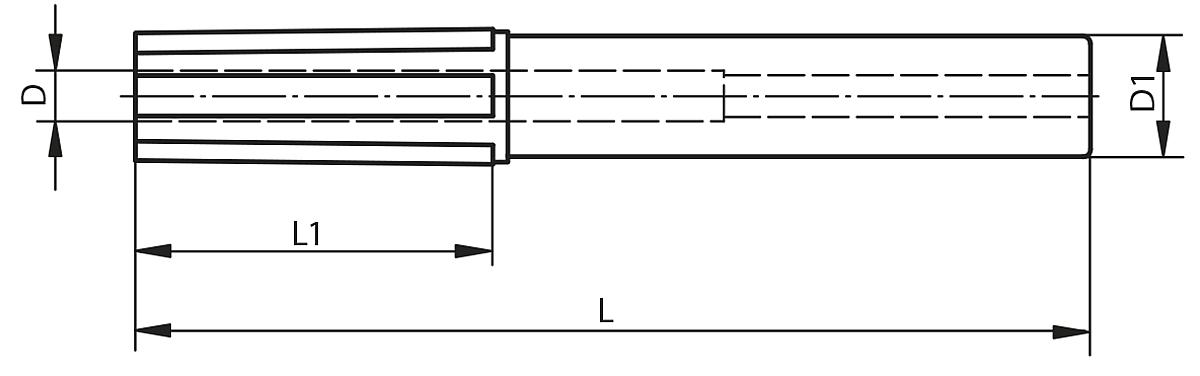 Norelem 96630-001 KEGELREINIGER FÜR MORSEKEGEL MK1, (99930 001) - NLM 96630 Kegelreiniger fuer Morsekegel -MK- - Massblatt