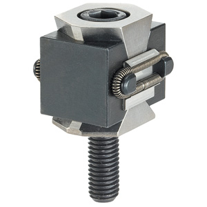 Halder 23250.0158 Keil-Spannsegment M 8, Einfachkeil Spannbacke mit Anschraubgewinde - Keil-Spannsegment - M 12 - Einfachkeil - Spannbacke geriffelt Einfachkeil - Spannbacke geriffelt
