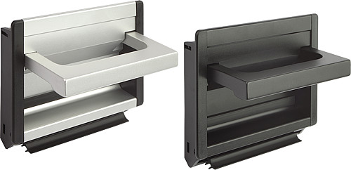 Kipp K0239.10011 PROFIL KLAPPGRIFF FORM A, L=100, SCHWARZ ELOXIERT - KIPP K0239-A Profil Klappgriffe - Form A