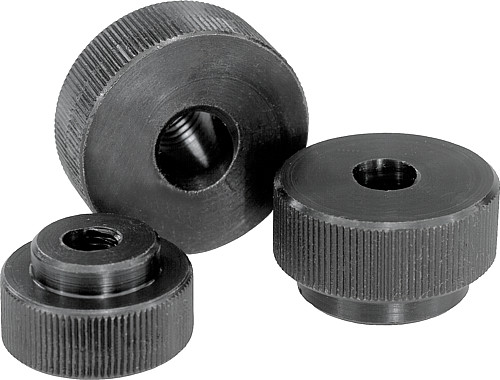 Kipp K0139.05 SCHNELLSPANN RÄNDELMUTTER  M5, - KIPP K0139 Schnellspann Raendelmuttern