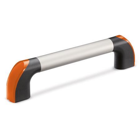 Ganter 767.1-35-600-DOR Bügelgriffe, Aluminium / Kunststoff - GN-767-1-Buegelgriffe-Aluminium-Kunststoff-DOR-orange-RAL-2004-glaenzend