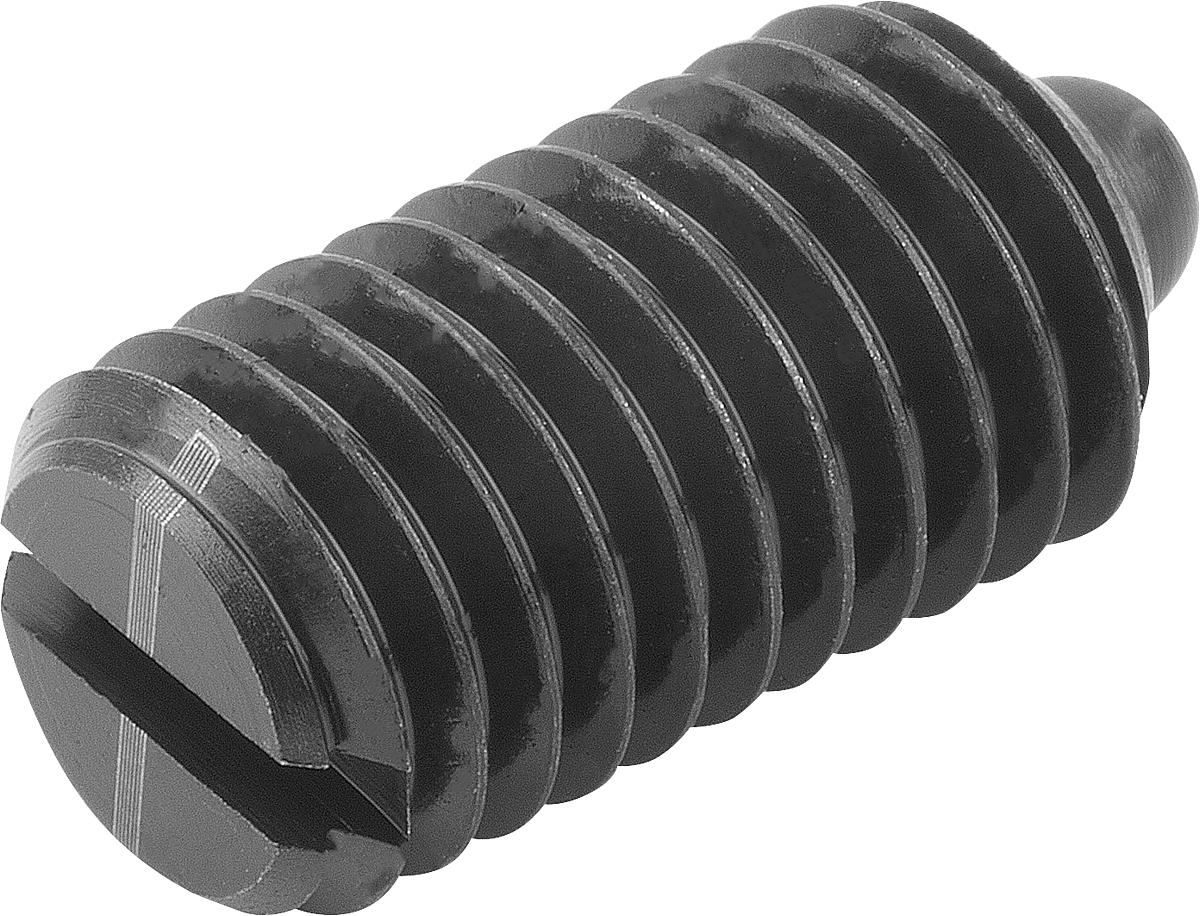 Kipp K0313.120 FEDERNDES DRUCKSTÜCK  M20, BOLZEN, LEICHTE FEDERKRAFT - K0313-120 FEDERNDES DRUCKSTUECK M20 - BOLZEN - LEICHTE FEDERKRAFT