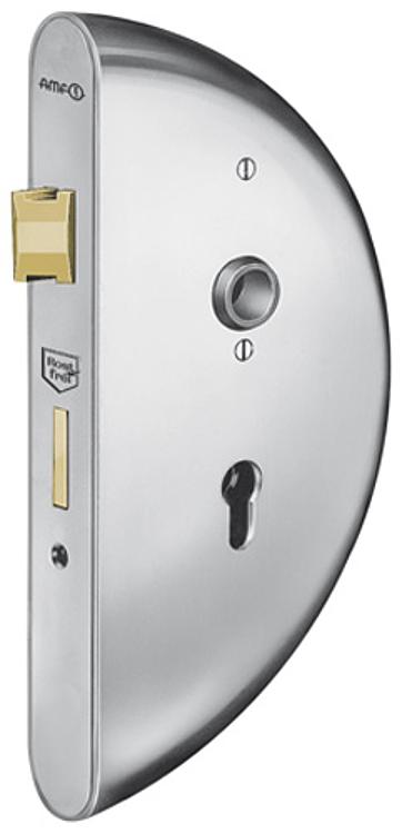 AMF 140CNIG-42ZW Schlosskasten, V2A, Abmessung: 42,4 x 145 x 290 mm, Schließung: PZW - LE 140CNIG Schlosskasten - V2A -Abbildung