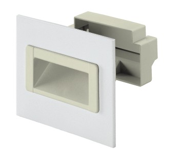 Leschhorn KM-48.115.7030   Kunststoff Muldengriffe A 115,  Polyamid steingrau - Leschhorn KM Kunststoff Muldengriffe