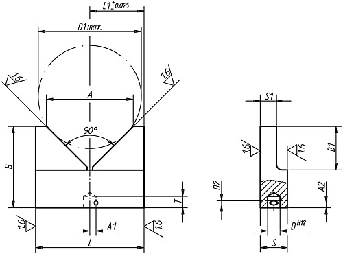 Norelem 03180-01 VERSTELLBARES ZENTRIERSTÜCK B=30 - Norelem 03180 Verstellbare Zentrierstuecke