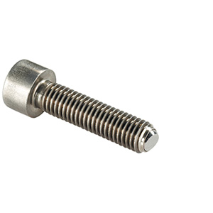 Halder 22700.0342 Kugeldruckschraube mit Kopf Kugel  verdrehgesichert M 16 x 40, abgeflachte Kugel Auflagefläche plan, rostfreier Stahl - Kugeldruckschrauben Kugeldruckschraube mit Kopf - Kugel verdrehgesichert - M 6 x 30 - abgeflachte Kugel