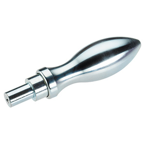 Halder 24460.0125 Drehbarer Ballengriff DIN 98 Ø 25 mit Gewindezapfen, Form E - Drehbarer Ballengriff DIN 98 - Durchmesser 20 - mit glattem Zapfen - Form D mit glattem Zapfen - Form D