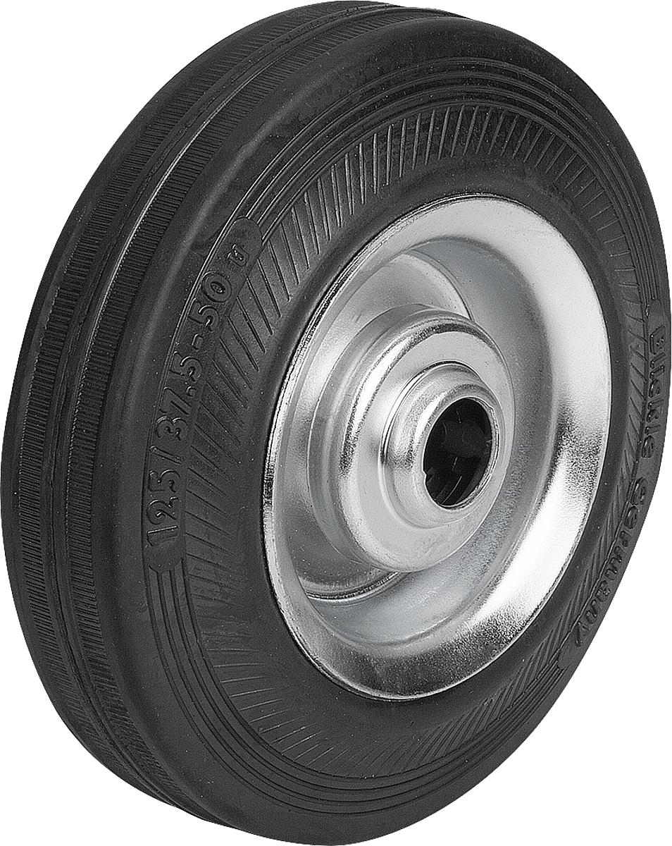 Norelem 95050-14038 Standard Vollgummireifen auf Stahlblechfelge - 95050-14038 Standard Vollgummireifen auf Stahlblechfelge