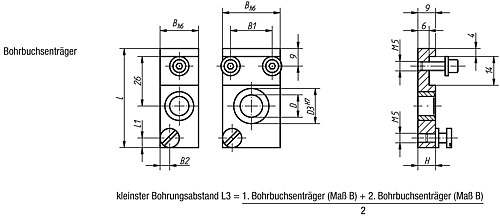 Norelem 08650-10 BOHRBUCHSENTR GER GR. 1, - Norelem 08650-BBT Bohrbuchsentraeger