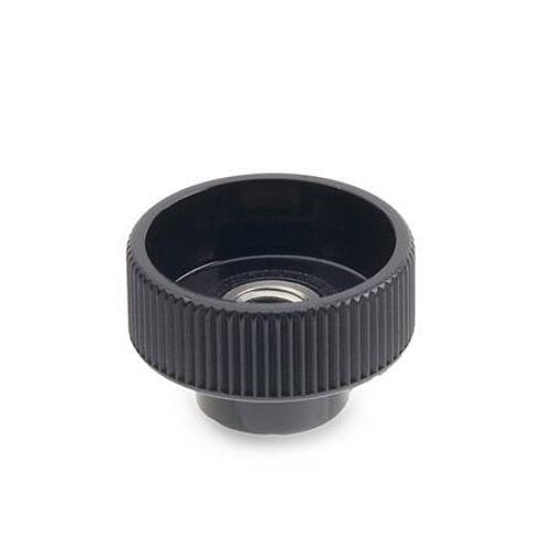 Ganter 420-M4-NI RÄNDELHOHLMUTTER MIT EDELSTAHL BUCHSE - GN 420 Raendelhohlmuttern mit Edelstahl Buchse-Abbildung