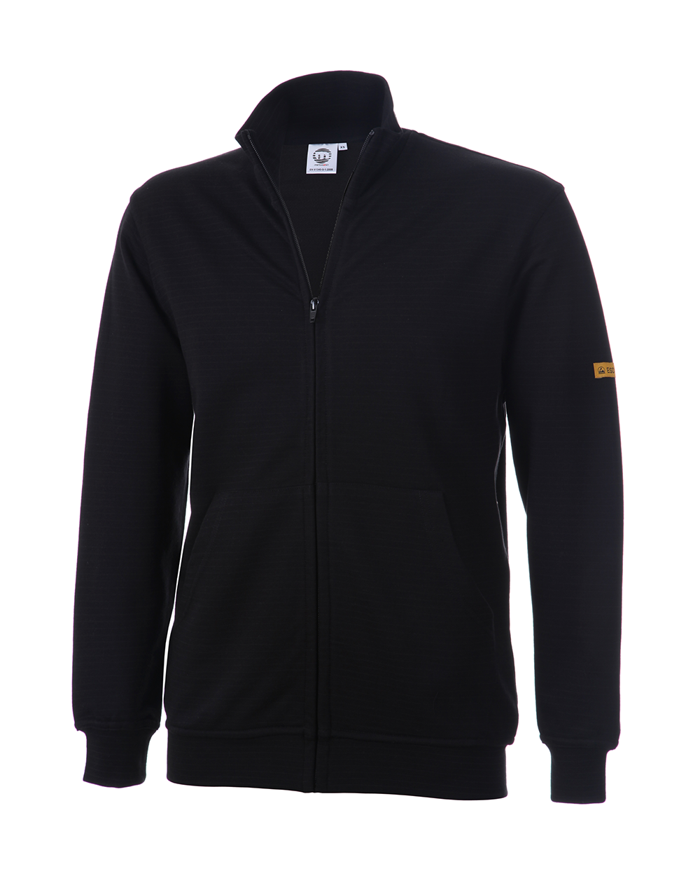 MIMOZA M400-300-1-1 MIMOZA ESD Sweat Jacke schwarz, Gr. 3XS - MIMOZA ESD Sweat Jacke schwarz