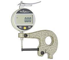 Leschhorn 80101-JD50W Rohrwand Dickenmessgerät JD 50 W mit Digitel Anzeige, Messbereich 12,5 mm, Bügeltiefe 50 mm, Ablesung 0,01 mm, - LE80101 Rohrwand Dickenmessgeraet - Digital