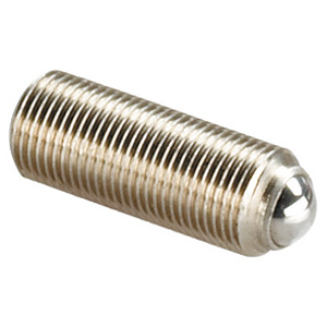 Halder 22720.6062 Kugeldruckschraube ohne Kopf mit Feingewinde M 6 x 0,5 x 16,8, volle Kugel rostfreier Stahl - Kugeldruckschrauben Kugeldruckschraube - ohne Kopf - mit Feingewinde