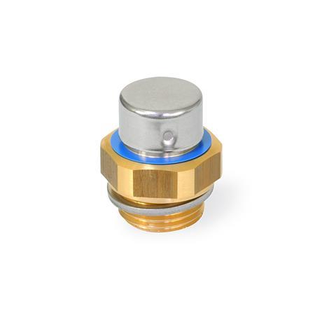 Ganter 882-G1/2-MS-M Belüftungs  / Entlüftungsfilter - GN-882-Belueftungs-Entlueftungsfilter