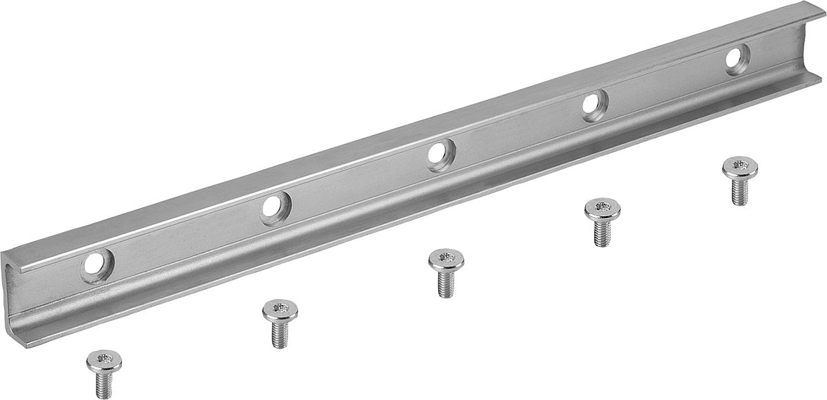 Norelem 21322-228X0400 FÜHRUNGSSCHIENE, LOSLAGER, L=400 MM - 21322-228X0400 FUEHRUNGSSCHIENE - LOSLAGER - L 400 MM