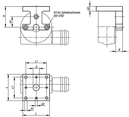 Norelem 21162-04 SCHWENKWINKEL, - Norelem 21162 Schwenkwinkel