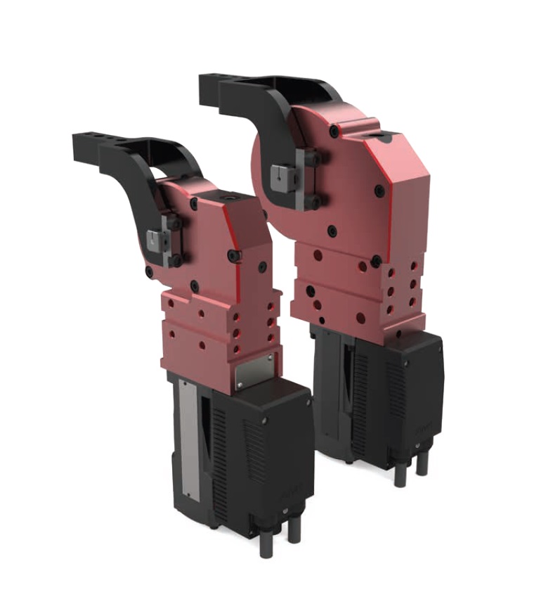 DESTACO 92W-103000101 Elektrische Kraftspanner, 03 - Welle 10mm lang, 01 - Gehäuseausführung für 400V-Motor, 01 - Servoantrieb, dezentral 400V - DESTACO 92W Serie Elektrische Kraftspanner-Abb1