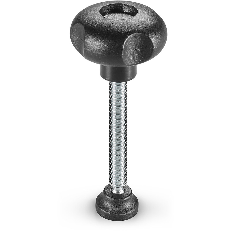 Leschhorn P820 Gelenkfüße  D3  19; d 13; Gewinde d1 M08; Kunststoff PA, schwarz, - LE P820 Gelenkfuesse - Kunststoff-EcoLine-Anwendung 2