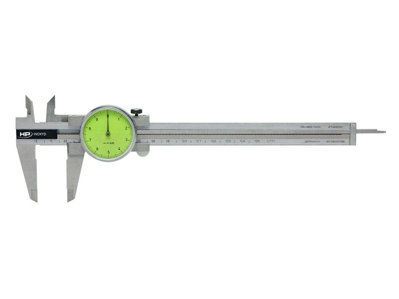 Helios Preisser, 0216 521  Uhrmessschieber  Kreuzspitze 40 mm - Uhrmessschier