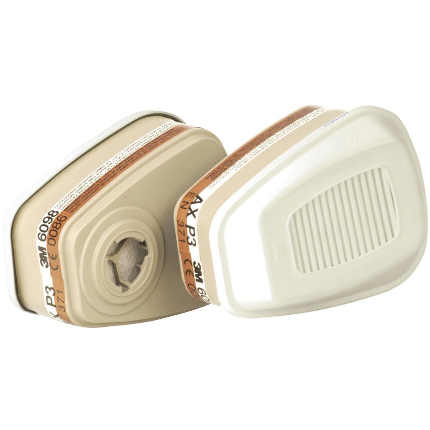 3M 3M 6098 AXP3 Filter (nur für Vollmasken) gegen organische Gase und Dämpfe mit einem Siedepunkt  - 3M Kombinationsfilter -6098- AXP3NR Filter fuer Vollmaske gegen Gase - Daempfe und Partikel
