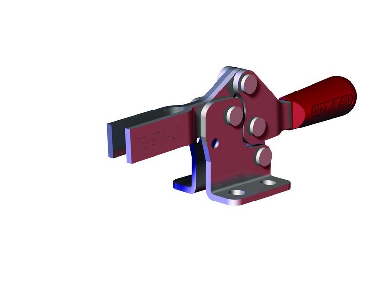 DESTACO 213-U Horizontalspanner Haltekraft 700N, Öffnungswinkel 90° - 213-U-L Horizontalspanner - offener Spannarm - Fuss abgewinkelt - ohne Spindel