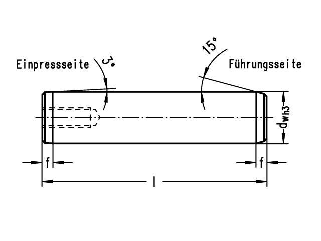 Mahr Motion  5010884 N425 dw = 25; l = 250; f = 4, Führungswellen - LE70035 N400 421 423 425 Fuehrungswelle