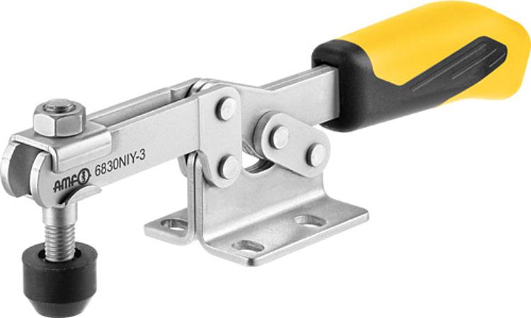 AMF 6830NIY-0 Waagrechtspanner mit gelbem Handgriff, Größe : 0, F1: 0,25 kN, F2: 0,4 kN - LE 6830NIY Waagrechtspanner mit gelbem Handgriff-Abbildung