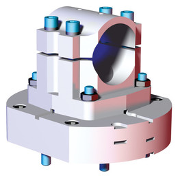DESTACO CPI-ATI-151-90HD-60BB Verbindungsträger für direkte Roboter Schnittstelle, oder für Übergabe Ablagetisch, Lastwert: 746 Nm, Material Aluminium, - LE70000 ATI Verbindungstraeger direkte Roboterschnittstelle