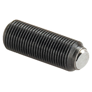 Halder 22720.6264 Kugeldruckschraube ohne Kopf mit Feingewinde M 6 x 0,5 x 25,0, abgeflachte Kugel Auflagefläche plan, rostfreier Stahl - Kugeldruckschrauben Kugeldruckschraube - ohne Kopf - mit Feingewinde