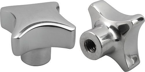 Kipp K0146.5032062 KREUZGRIFF EDELSTAHL, FORM E, D1=32, D5=M6 - KIPP K0146-E Kreuzgriffe aehnlich DIN 6335 Edelstah
