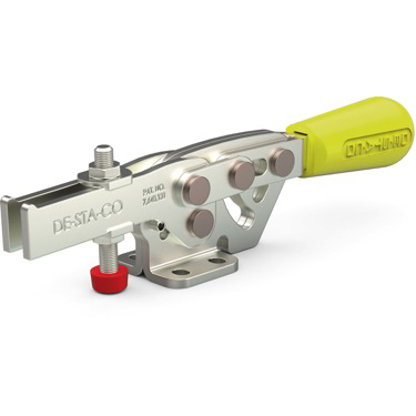DESTACO 2013-U-LS-BLK Horizontalspanner Haltekraft 1300N, Öffnungswinkel 70°/ MM= 10 Stück - NEU - 2013-U-Y Horizontalspanner - U- Spannarm - Fuss abgewinkelt - mit gelbem Griff Y-Yellow
