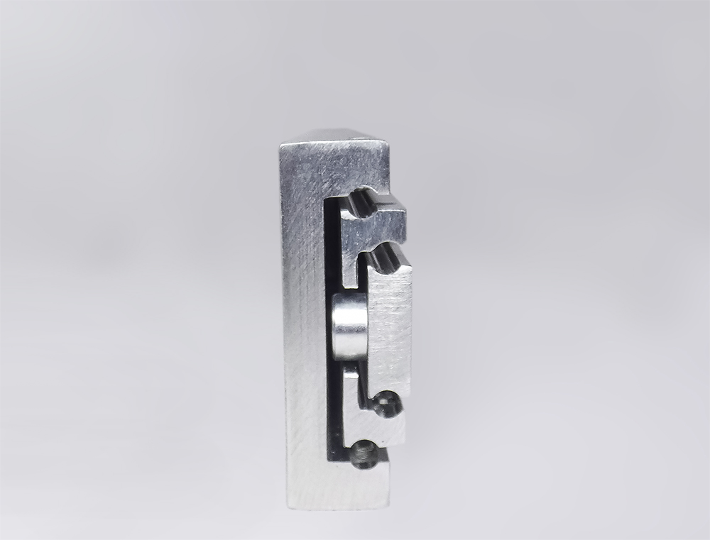 Leschhorn HP2CV 7024-0300-GS-ST Hochpräzise Schwerlast-Teleskopschienen, 2C-Profil 70x24, Vollauszug, A=300, GS: Gewinde M8/Senkbohrung für M8, Lastwert 390kg, Stahl verzinkt - LE HP2CV7024 2C-Profil Hochpraezise Schwerlast Teleskopschienen