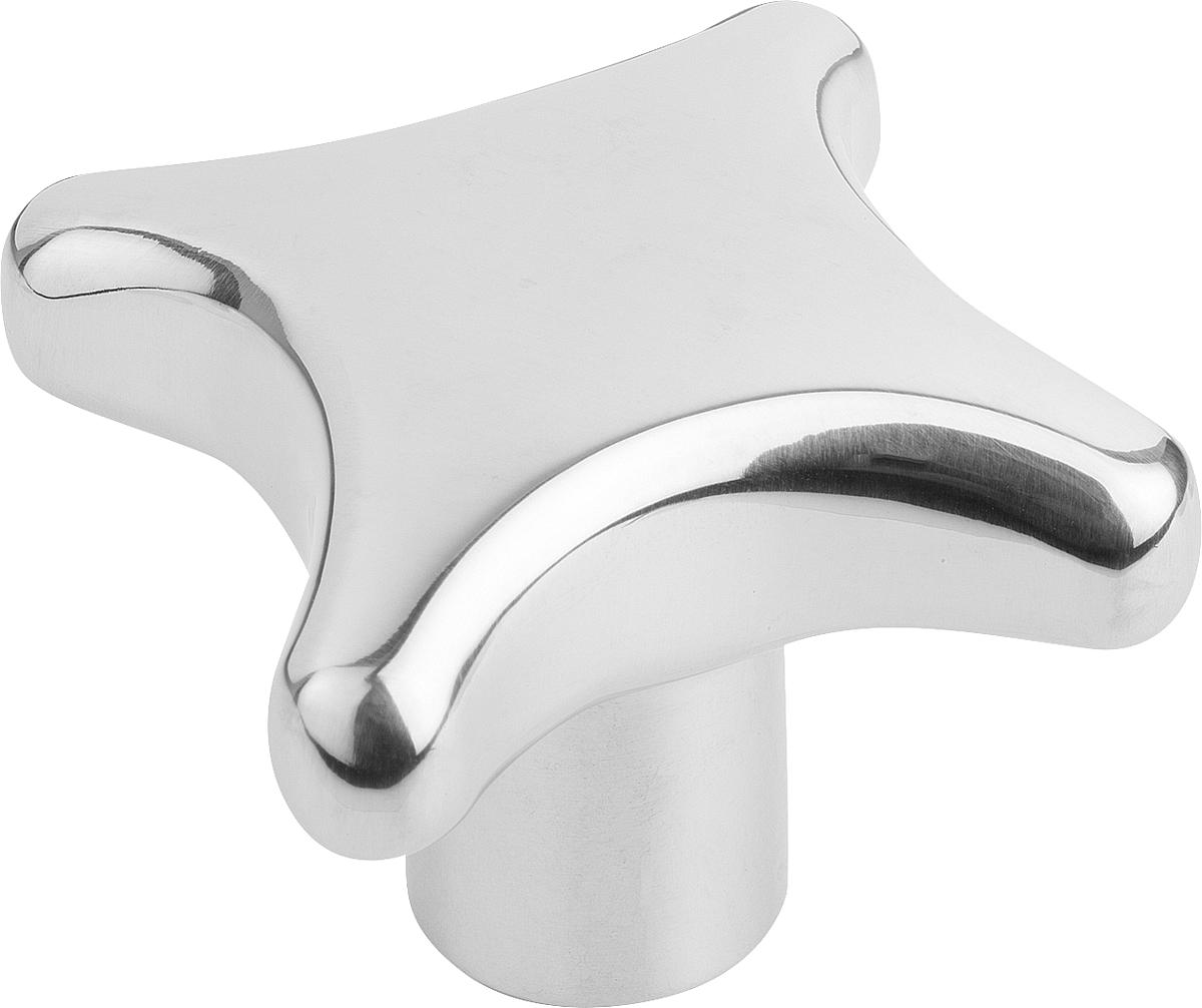 Kipp K0146.3032062 KREUZGRIFF                    EDELSTAHL, FORM C, D1=32, D4=6 - K0146-3032062 KREUZGRIFF EDELSTAHL - FORM C - D1 32 - D4 6