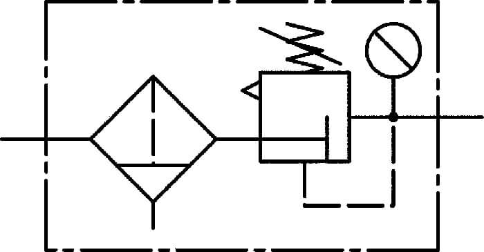 RIEGLER C 33-K 10-HA Filterregler »multifix«, PC-Behälter, BG 3, G 1/2, 0,5-10 bar, HA - LE71512 C 33-K 10-HA Filterregler mit Polycarbonatbehaelter und Manometer