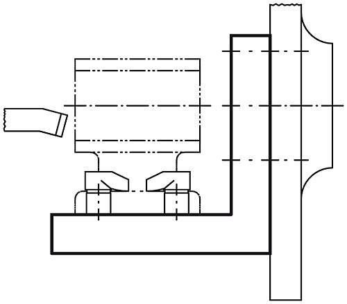 Norelem 01380-01X150 L PROFIL GLEICHSCHENKLIG GG, B=32, H=32, L=150 - Norelem 01380 L Profile gleichschenklig - allseitig bearbeitet Grauguss und Aluminium