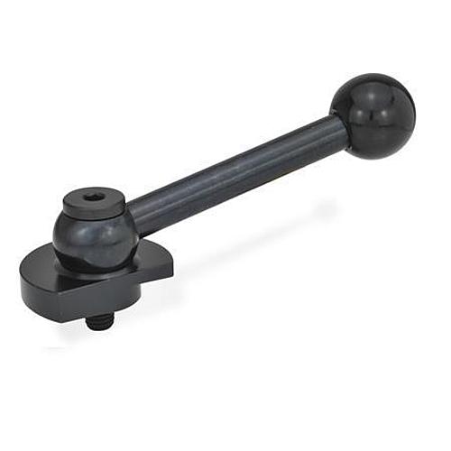 Ganter 918.2-40-GV-L Spannriegel, Klemmung nach unten, Stahl - GN 918-2 Spannriegel - Klemmung nach unten - Stahl-Abbildung