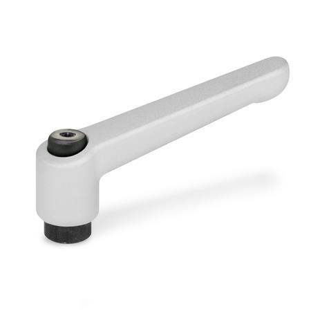 Ganter 300-108-B12-CR Verstellbare Klemmhebel, Zink Druckguss, Buchse Stahl brüniert - GN-300-Verstellbare-Klemmhebel-Zink-Druckguss-Buchse-Stahl