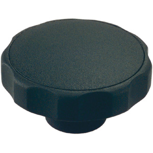 Halder 24750.0041 Sterngriff Kunststoff (PA 6)  Ø 40 x M 5, weiß - Sterngriffe Sterngriff - Kunststoff - Durchmesser 30 x M 4 - schwarz schwarz