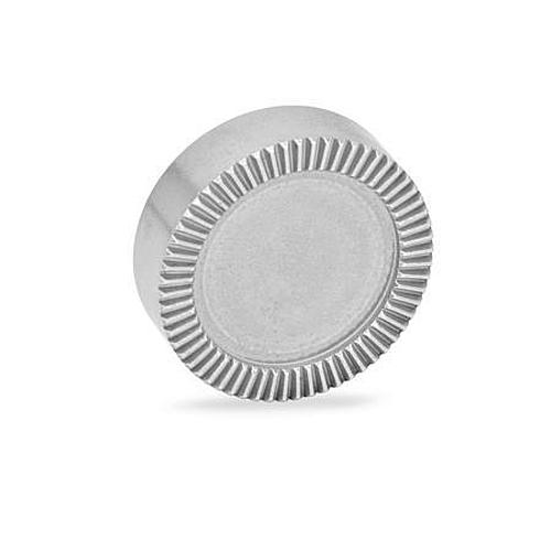 Ganter 187.4-22-48-A-NI EDELSTAHL RASTSCHEIBE, SINTERMETALL - GN 187-4 Rastscheiben - Edelstahl-Abbildung