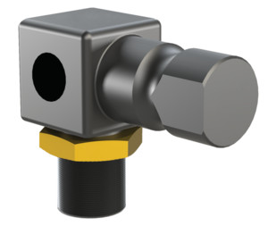 DESTACO PA-B32-CM Anschlussadapter, Anschlussgewinde (Female) G1/8" Innen;  D= 32 mm Kugel Anbindung, statische Belastung 150 Nm, Material Aluminium - LE70000 Anschlussadater Apple Core