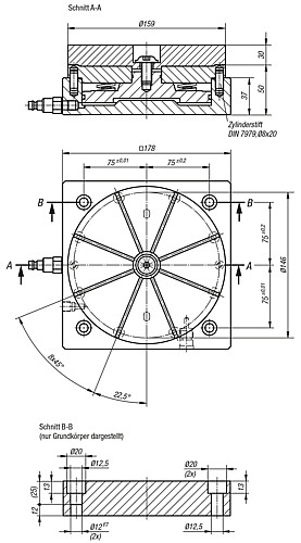 Kipp K0501.11603050 FORMSPANNER FÜR RASTERPLATTEN MIT SPANNZANGE FÜR AUSSENSPANNUNG - KIPP K0501 Formspanner fuer Rasterplatten