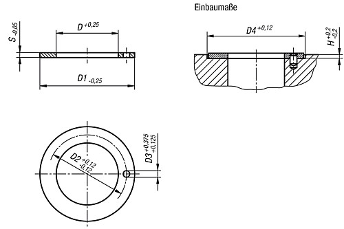 Norelem 23715-1101810 ANLAUFSCHEIBE IGLIDUR G, D=10 - Norelem 23715 Anlaufscheiben
